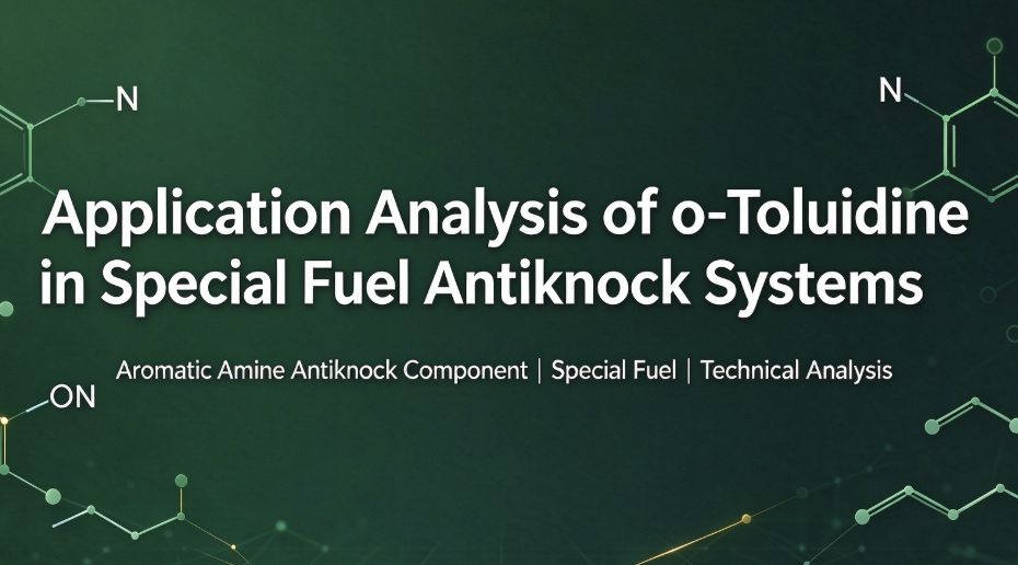 Analysis of the application of o-toluidine in special fuel anti-knock systems